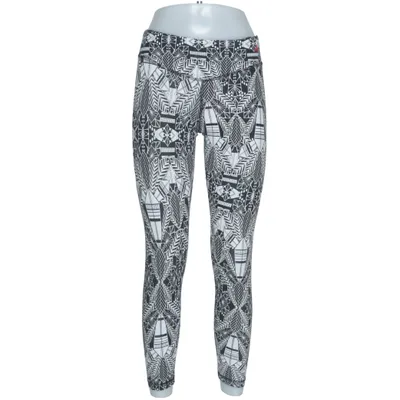 Sports tights (Black, White) from Crivit Cotton, Elastane