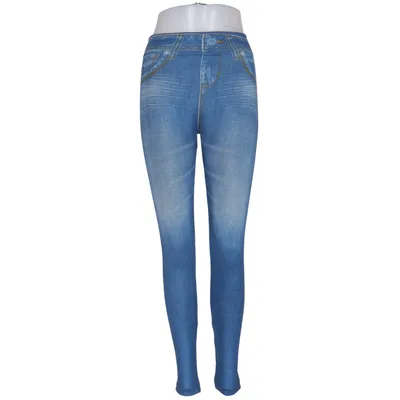 Leggings (Blå) från Temple Elastan, Polyester