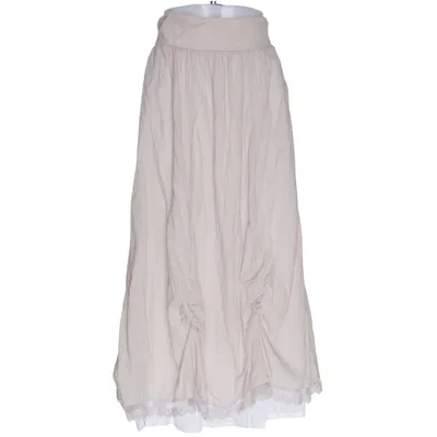 Jupe longue (Beige, Blanc) de Rainbow Coton