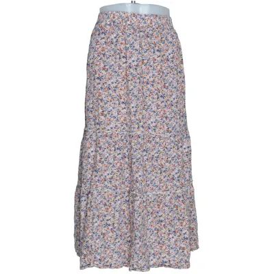 Långkjol (Beige, Flerfärgad) från Shein Viskos