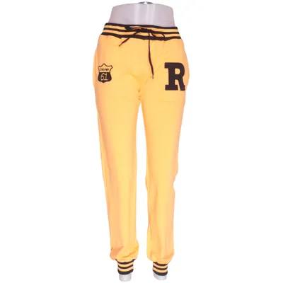 Pantalon de survêtement (Orange, Noir) de Crazy Age Coton, Élasthane, Polyester