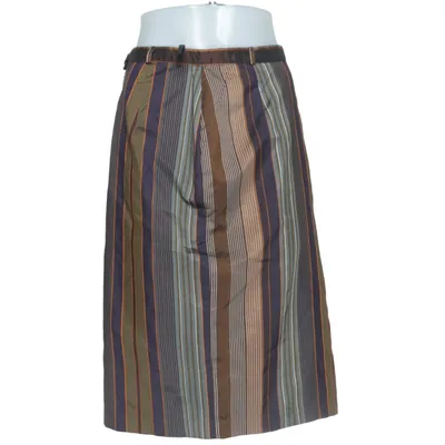 Skirt (Brown, Blue, Multicolored) from Hämmerle Acetate, Silk