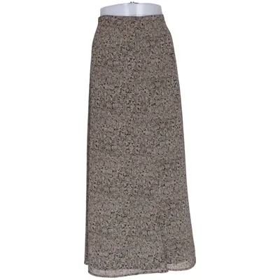 Jupe longue (Beige, Noir) de CCDK Acétate, Polyester