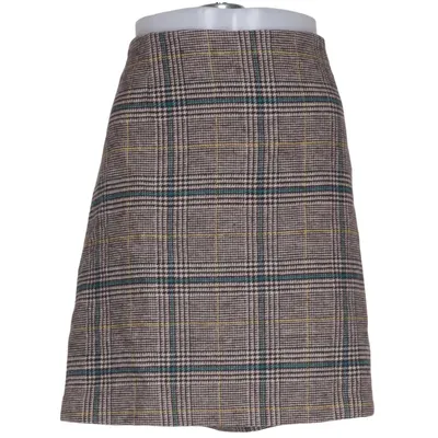 Skirt (Beige, Multicolored) from Holly & Whyte by Lindex Acrylic, Metallic fiber, Polyamide, Polyester, Viscose, Wool