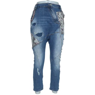 Jeans (Blå, Flerfarvet) fra Sexy Woman Bomuld, Elastan, Viscose