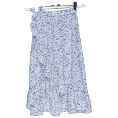 Långkjol (Blå, Vit, Flerfärgad) från Shein Elastan, Polyester