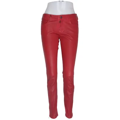 Leren broek (Rood) van Notify Leer