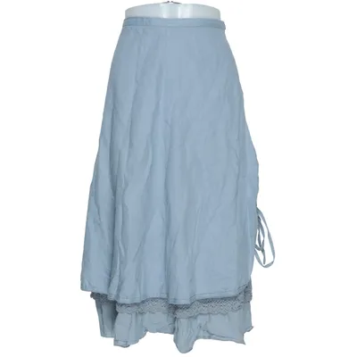 Jupe (Bleu) de H&M Coton, Lin