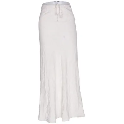 Långkjol (Sleek Linen Skirt) från Nelly Linne, Viskos