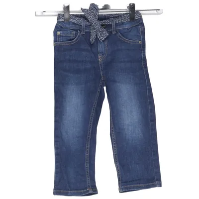Jeans (Blå) från Denim by Lindex Bomull, Elastan, Polyester