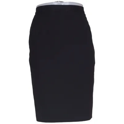 Nederdel (Sort) fra Polly Elastan, Polyester, Uld