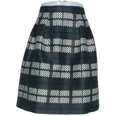 Skirt (Green, Blue, White) from ESPRIT Polyester, Viscose