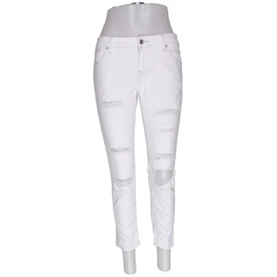 Spijkerbroek (Wit) van Mango Denim & Tees Katoen, Elastaan