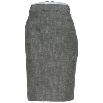 Skirt (Gray) from AWN Polyester, Viscose, Wool