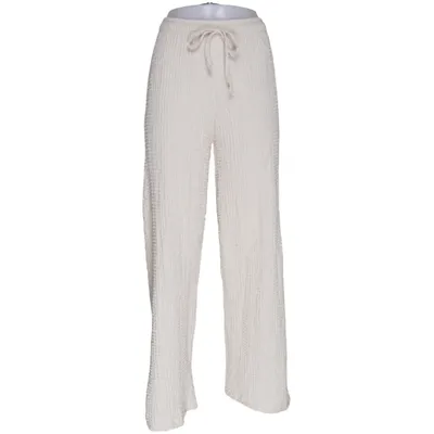 Palazzo pants (White) from Stradivarius Elastane, Polyester