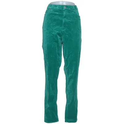 Pantalon en velours (Vert) de Lands' End Coton, Élasthane