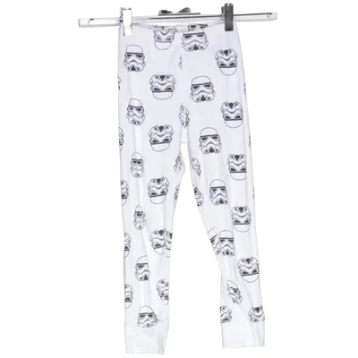 Pantalon de pyjama (Blanc, Noir) de H&M x Star Wars Coton