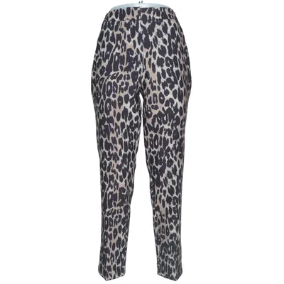 Broek (Beige, Zwart) van Lulumary Elastaan, Polyester