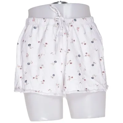 Pyjamasshorts (Hvid, Flerfarvet) fra Lager 157 Bomuld, Elastan, Polyester