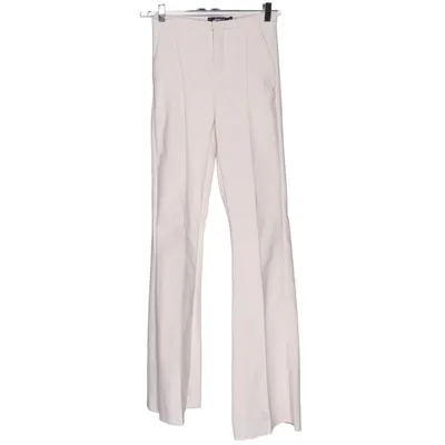 Jakkesætsbukser (Beige) fra Gina Tricot Elastan, Polyester