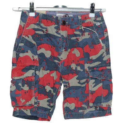 Shorts cargo (Bleu, Rouge, Beige) de Petrol Coton, Élasthane