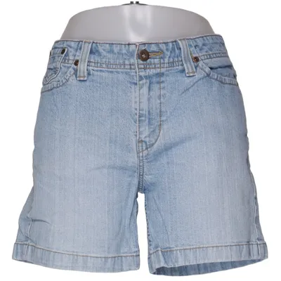 Denim shorts (Blauw) van Signature by Levi Strauss Katoen, Elastaan