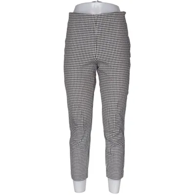 Pants (Black, White) from H&M Cotton, Elastane, Viscose