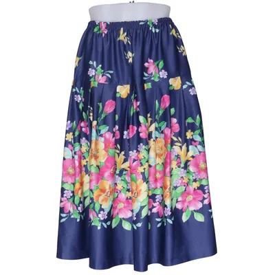 Kjol (Blå, Flerfärgad) från Åshild Polyester