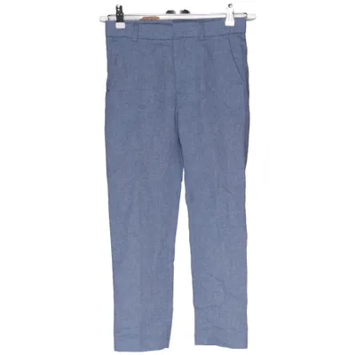 Jakkesætsbukser (SLIM FIT ADJUSTABLE WAIST) fra H&M Bomuld, Linned, Polyester