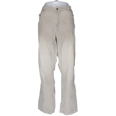Corduroy pants (Beige) from Bongo Cotton, Elastane