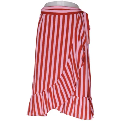 Jupe portefeuille (Rouge, Rose) de Neo Noir Polyester
