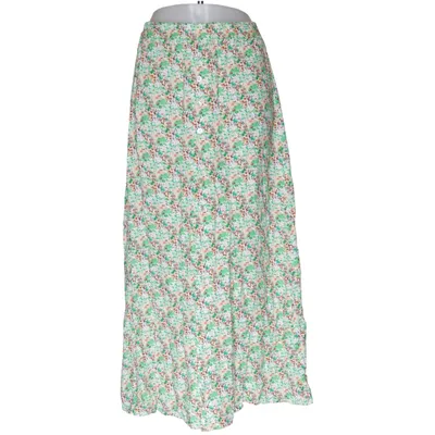 Långkjol (Grön, Vit, Brun, Flerfärgad) från Collection Viskos