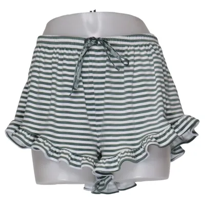 Pyjamasshorts (Vit, Grön) från Skims Elastan, Polyester