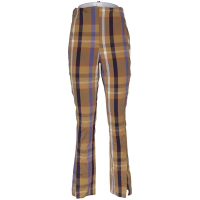 Byxor (Brun, Lila, Vit) från Monki Elastan, Polyester, Viskos