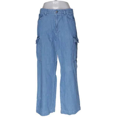 Pantalon cargo (Bleu) de Uniqlo Coton, Polyester