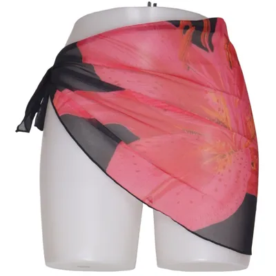 Sarong (Black, Pink, Multicolored) Elastane, Polyester