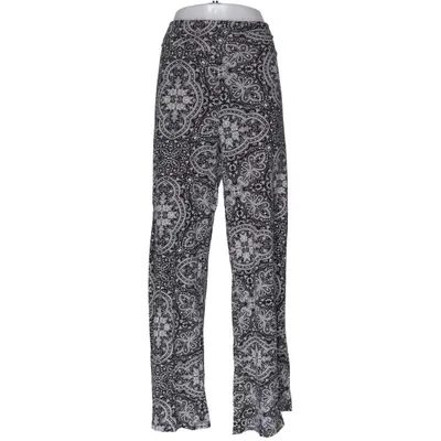 Pantalon patte d'éléphant (Noir, Blanc, Multicolore) de Indiska Élasthane, Viscose