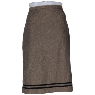 Rock (Braun, Schwarz) von Add It Acetat, Baumwolle, Polyester, Wolle