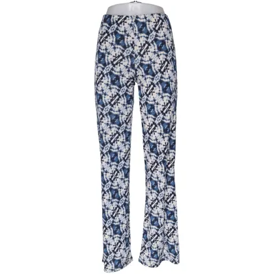 Bukser (Blå, Hvid) fra Lauren Vidal Elastan, Polyester
