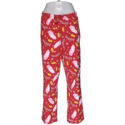 Pantalon de pyjama (Rouge, Multicolore) de VRS Coton, Élasthane