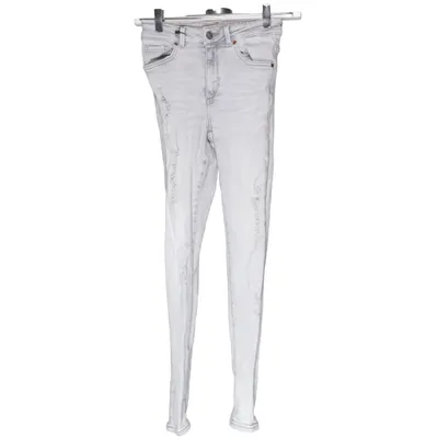 Jean (Gris) de Never Denim Coton, Élasthane, Polyester