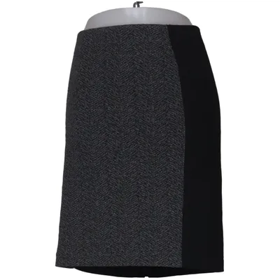 Skirt (Black, Gray) from InWear Cotton, Elastane, Polyester, Viscose