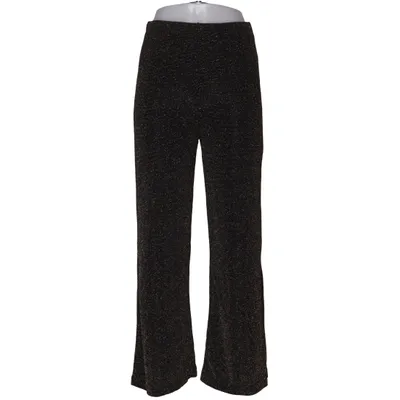 Pantalon patte d'éléphant (Noir, Or) de Vivien Caron Fibre métallique, Polyamide, Polyester