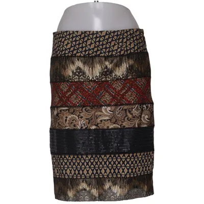Kjol (Svart, Flerfärgad) från Riani Bomull, Polyester, Viskos