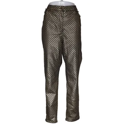 Pants (Black, Gold) from Mona Cotton, Elastane, Polyester