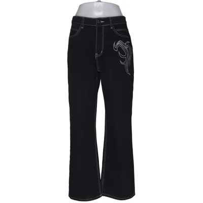 Jeans (Sort) Bomuld, Polyester, Viscose