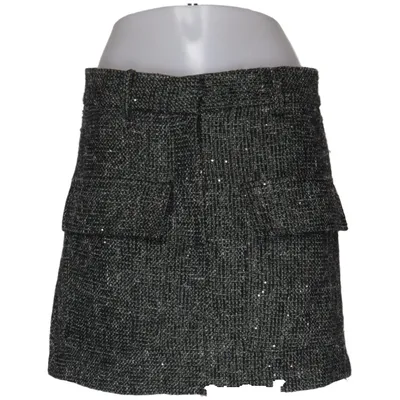 Skirt (Green, Black) from Second Female Acrylic, Cotton, Polyester, Wool