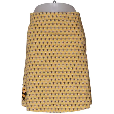 Jupe (Jaune, Noir) de Du Milde Coton, Élasthane