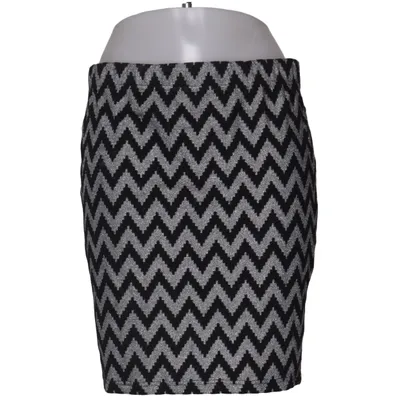 Kjol (Svart, Silverfärgad) från Amy's Stories Elastan, Metallfiber, Polyester, Viskos