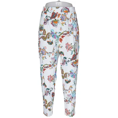 Pants (White, Multicolored) from Damella Cotton